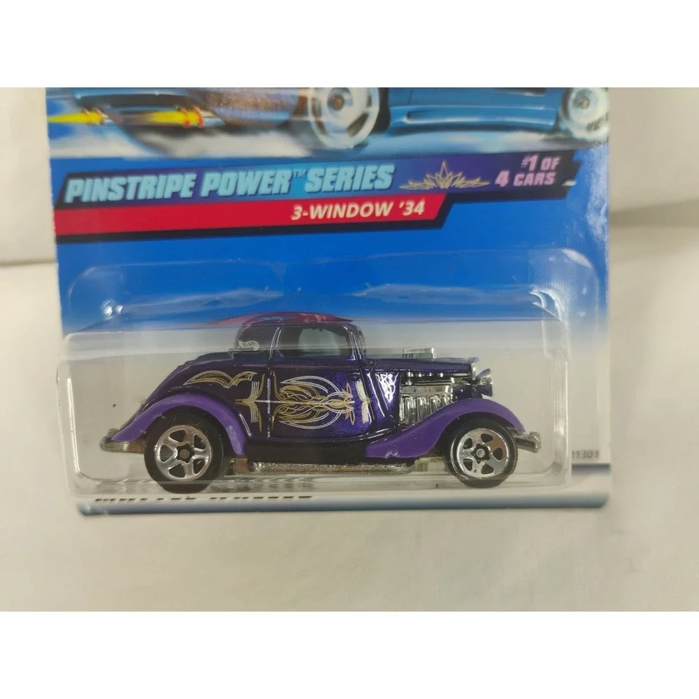 Hot Wheels Main Line Pinstripe Power Series Ford 3-Window '34 1/4 #953  VINTAGE - Picture 2 of 3